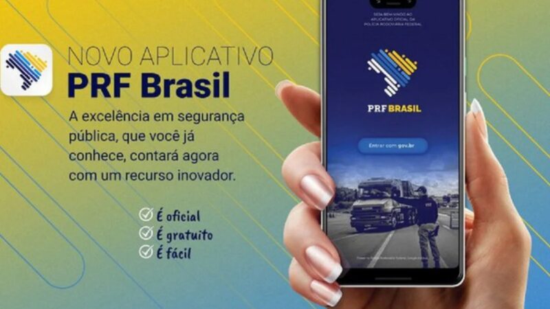 Aplicativo da PRF é lançado e tem botão de emergência para caso de vidas em risco