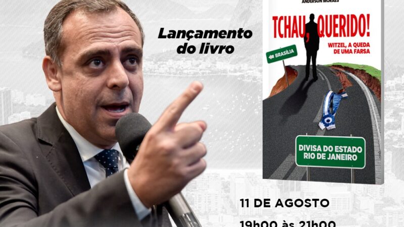 Deputado bolsonarista lança livro sobre impeachment de Wilson Witzel nesta quinta-feira