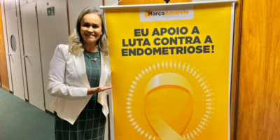 Congresso será iluminado de amarelo para alertar sobre a endometriose