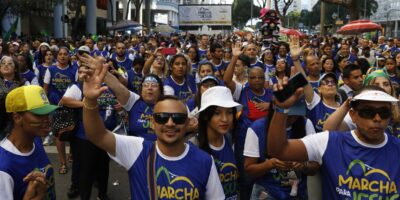 Deputado Otoni de Paula participa da Marcha para Jesus, no Rio