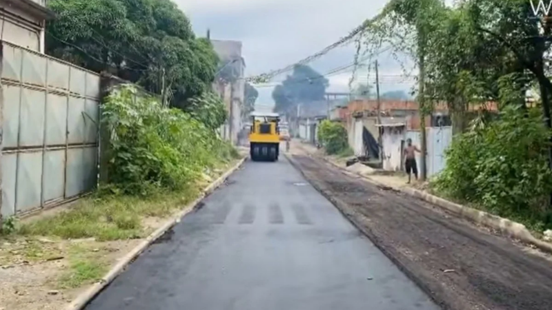 Obras beneficiam moradores do bairro de Jardim Gramacho, em Caxias
