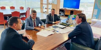 Washington Reis se encontra com presidente Jair Bolsonaro, em Brasília