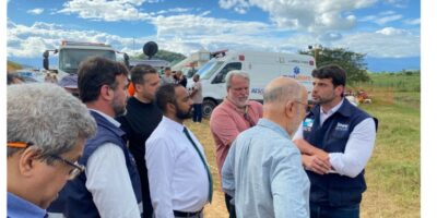 Deputados da Alerj vistoriam funcionamento da estação Imunana-Laranjal