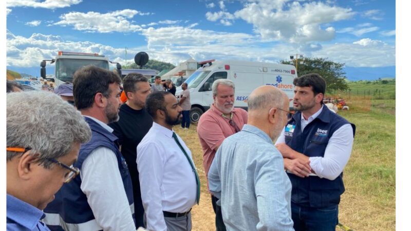 Deputados da Alerj vistoriam funcionamento da estação Imunana-Laranjal