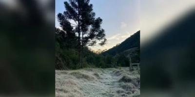 Estação no Rio marca -11,4º C, recorde de frio do Brasil no ano