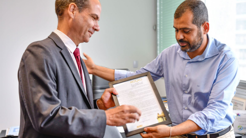 Vice-prefeito de Engenheiro Paulo de Frontin é homenageado na Alerj