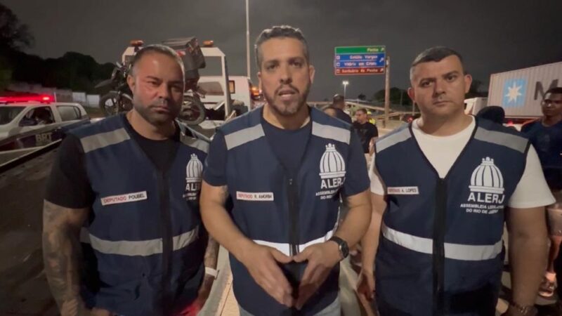 Ato em apoio à comissão de combate à máfia dos reboques