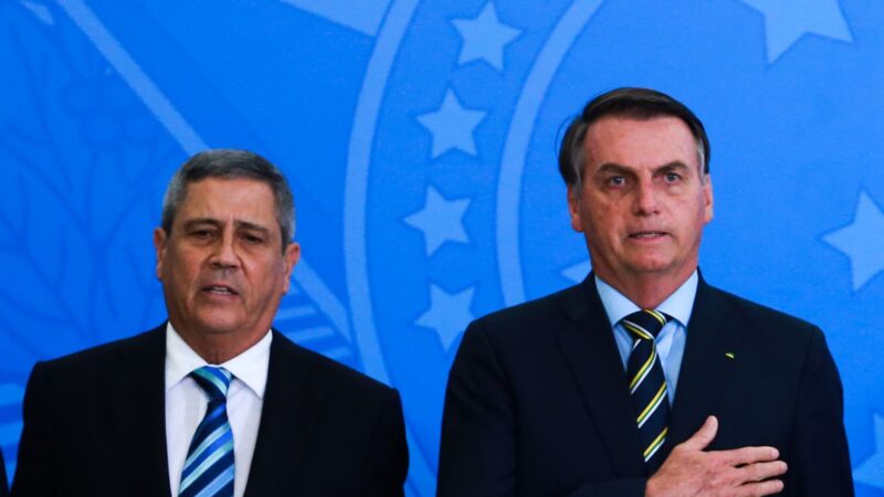 “90% de chance”, diz Bolsonaro sobre Braga Netto como vice