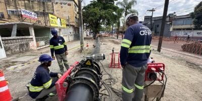 Obras de esgoto que beneficiarão 44 mil famílias avançam em São Gonçalo