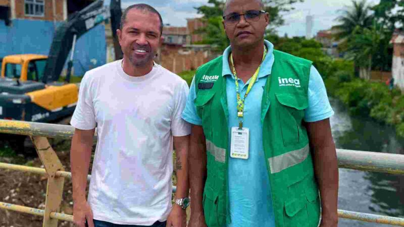 Inea inicia operação para o desassoreamento do Rio Sarapuí e prevenção de enchentes na região