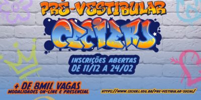 Pré-Vestibular Cecierj abre inscrições com 8 mil vagas gratuitas no RJ