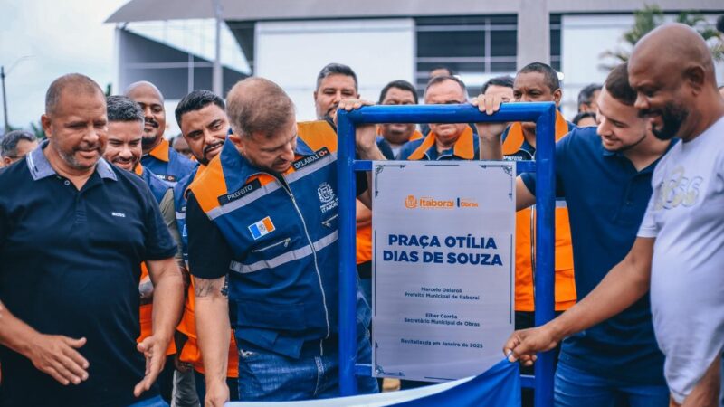 Itaboraí avança com obras de revitalização de praças