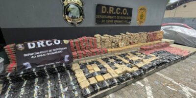 Narcotraficante preso com mais de uma tonelada de drogas é solto em audiência de custódia