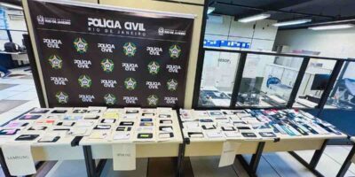 Polícia Civil devolve mais 200 celulares roubados na Zona Sul do Rio