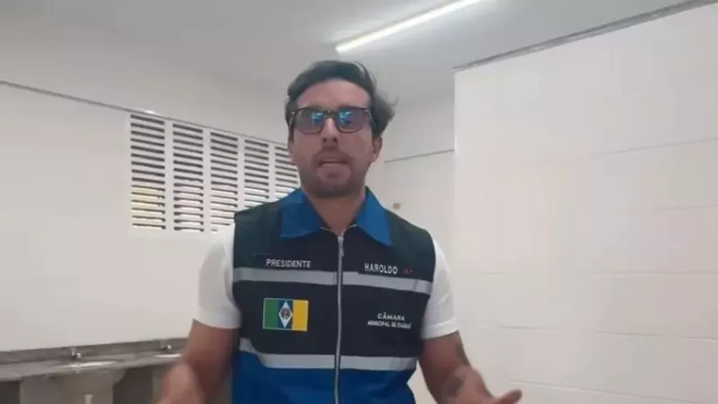 Feitiço contra o feiticeiro: Itaguaí tem ação contra terceiro mandato de… Haroldinho, presidente da Câmara