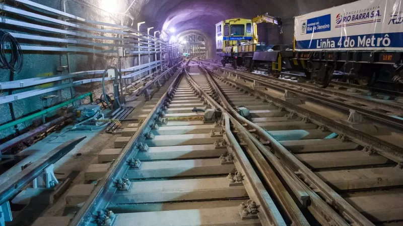 Estação Gávea do Metrô passa por vistoria e deve ser entregue em 2028