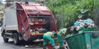 Coletores de lixo entram em greve em Petrópolis após prefeito atrasar o pagamento do 13º