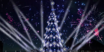 Árvore de Natal de Botafogo estreou neste domingo