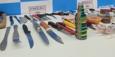 Governo do Estado reforça segurança nos blocos e apreende 82 objetos cortantes