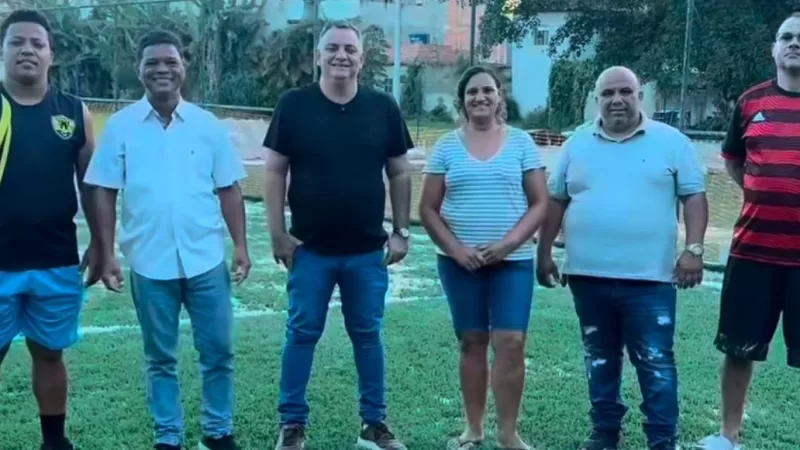 Praça em Vargem Grande passa por obras e ganha novos equipamentos de lazer