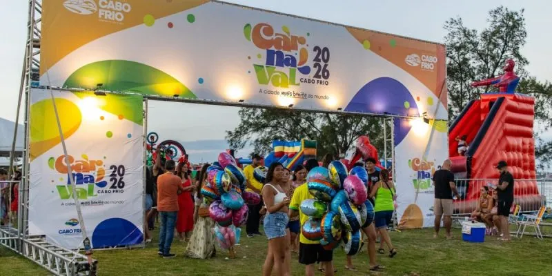 Arena Kids leva alegria e brincadeiras para o Carnaval 2026 de Cabo Frio