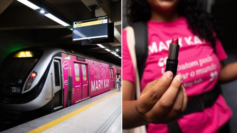 MetrôRio vai distribuir batons da Mary Kay para mulheres durante o mês de março