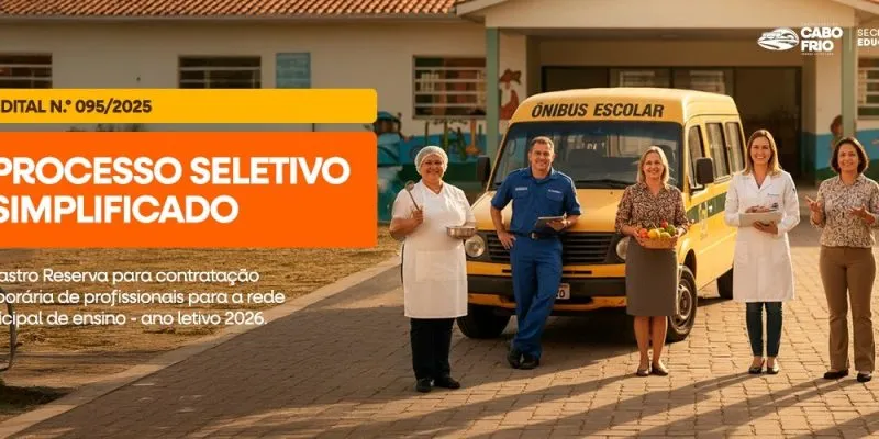 Cabo Frio convoca aprovados em processo seletivo da Educação para escolha de unidade escolar