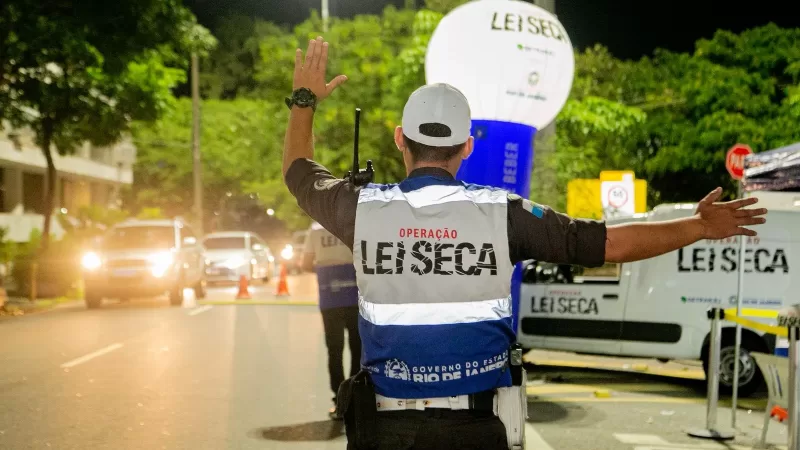 Lei Seca completa 17 anos no Rio com 5 milhões de abordagens e queda de 38% de feridos no trânsito