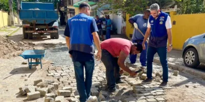 Prefeitura de Cabo Frio realiza obras de recuperação de vias no Jardim Esperança