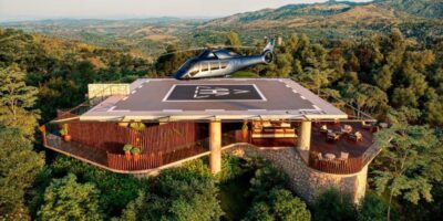 Condomínio de luxo em Petrópolis será único no país a oferecer helicóptero compartilhado; terreno mais barato custa R$ 3 milhões