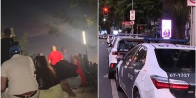 CV: Operação no Morro Santa Marta tem três prisões, passageiro baleado no ônibus e turistas presos em mirante; veja os vídeos