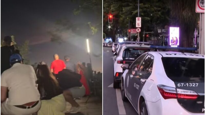 CV: Operação no Morro Santa Marta tem três prisões, passageiro baleado no ônibus e turistas presos em mirante; veja os vídeos